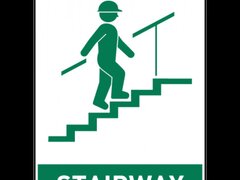 Stairway Sign